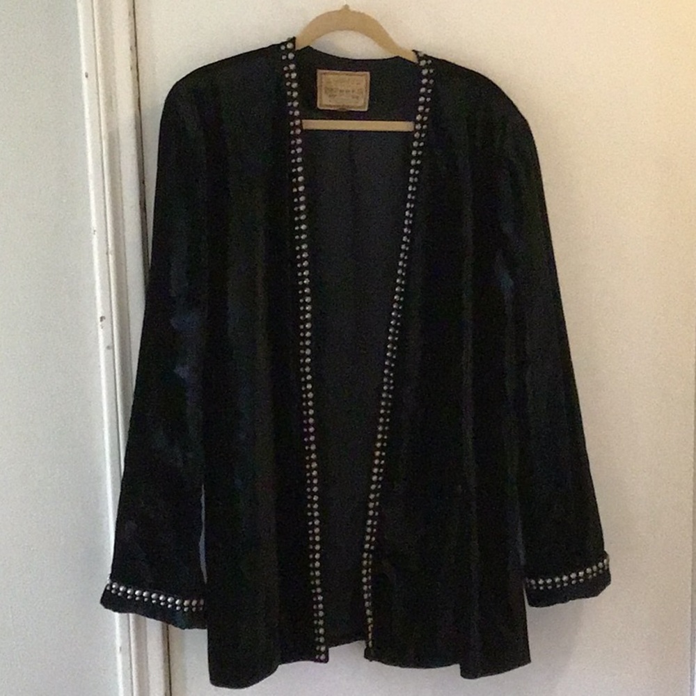 Double D Soft Velvet Jacket